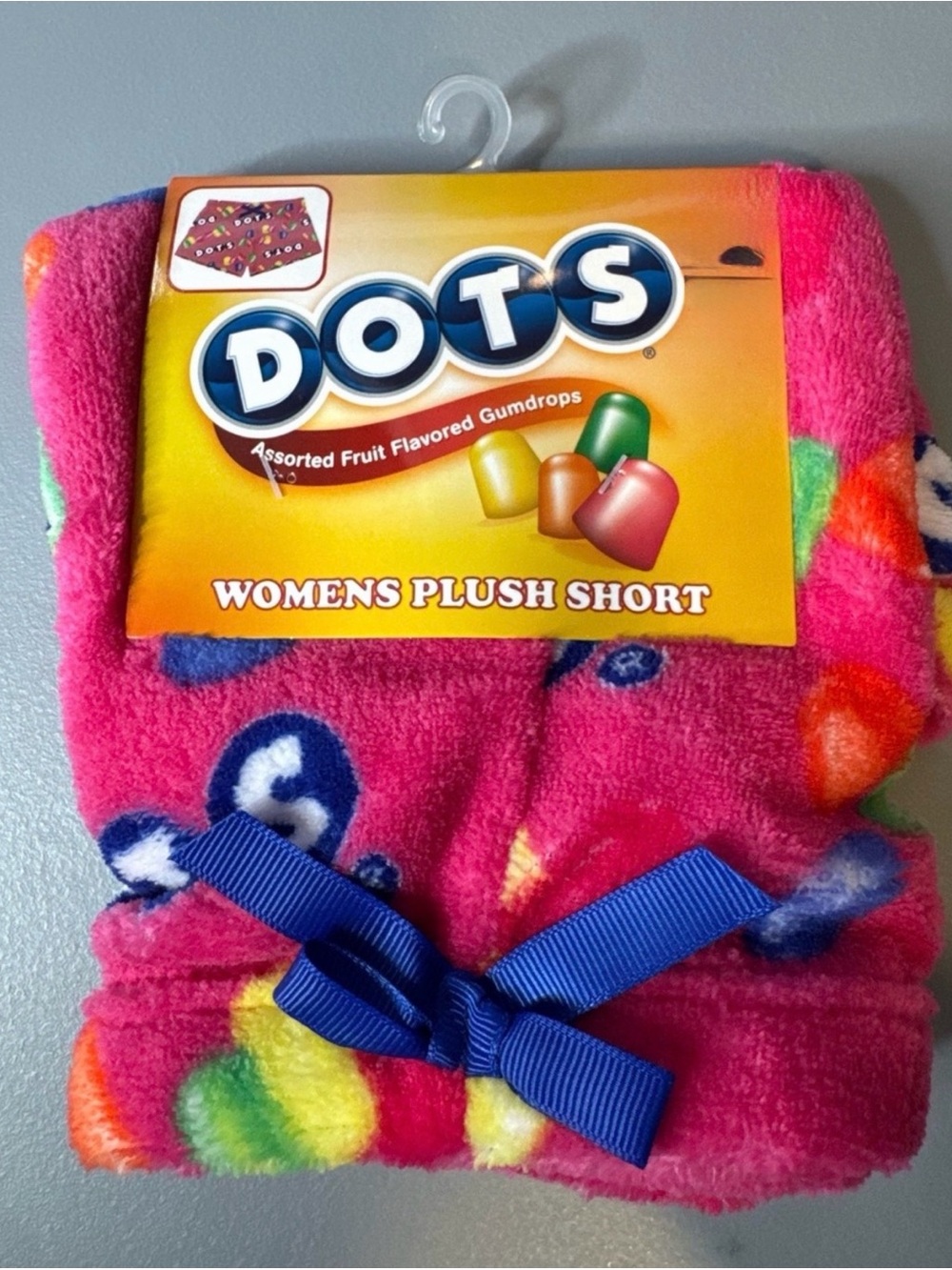 🍬 NEW DOTS Candy Plush Lounge Shorts – Women’s Large 🍬